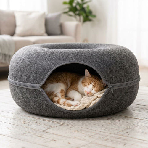 Donut Cat Tunnel Bed