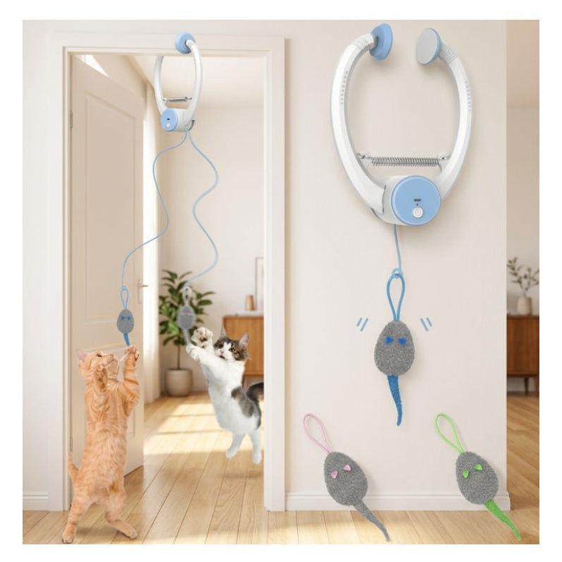Interactive Hanging Mouse Toy