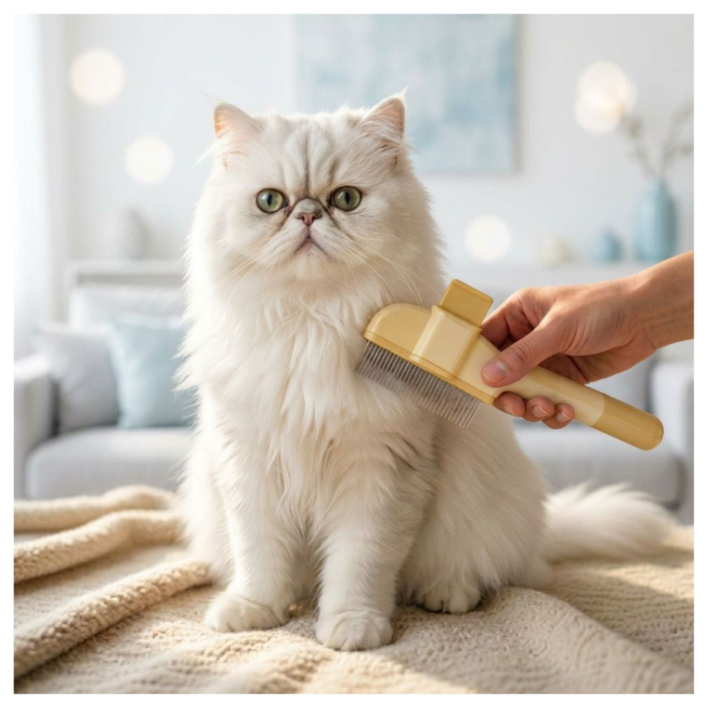 Peigne professionnel pour animaux de compagnie avec bouton d'éjection