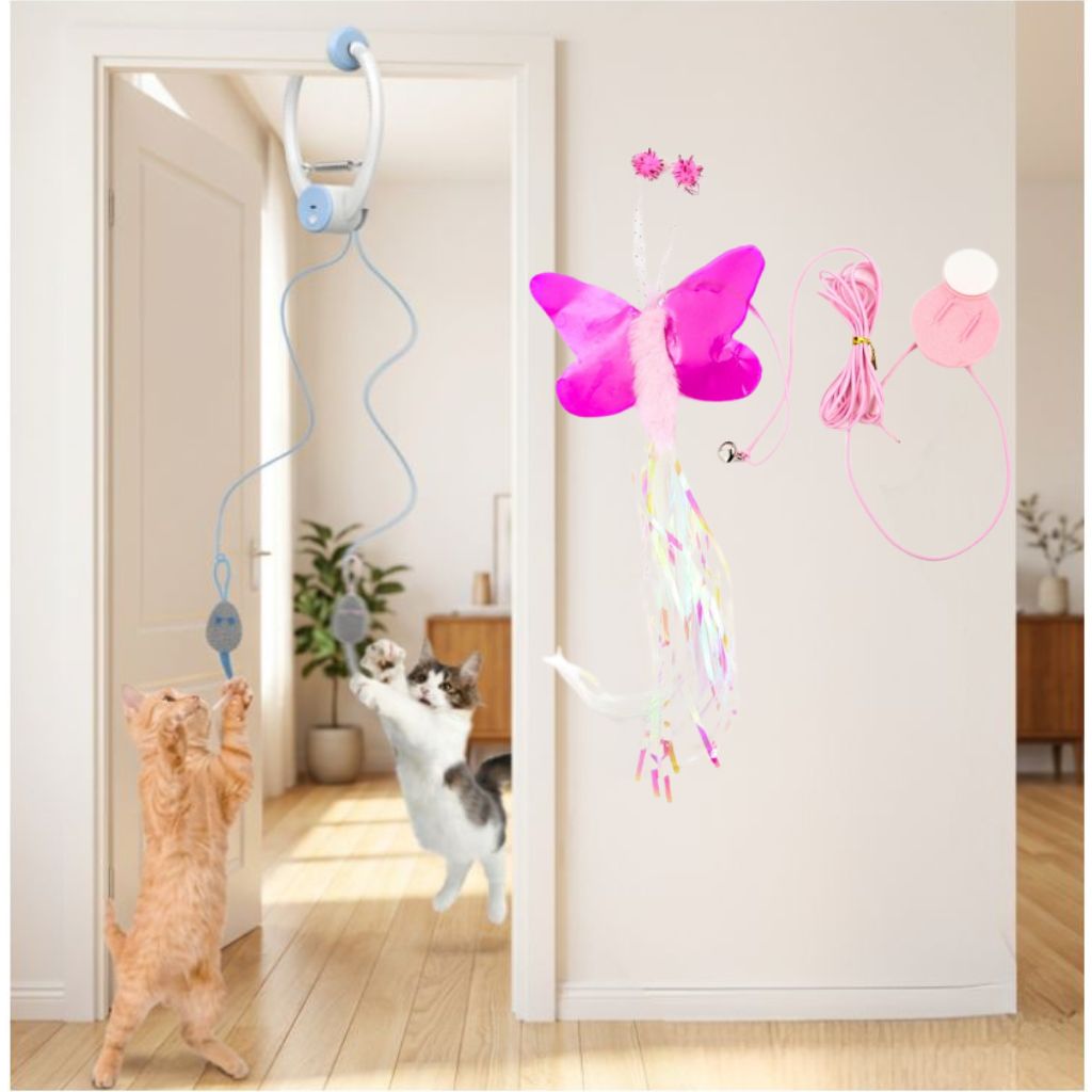 Interactive Hanging Mouse Toy