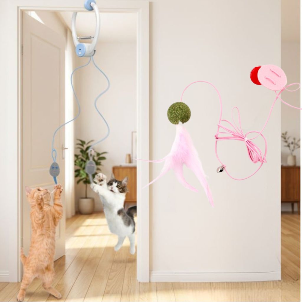 Interactive Hanging Mouse Toy